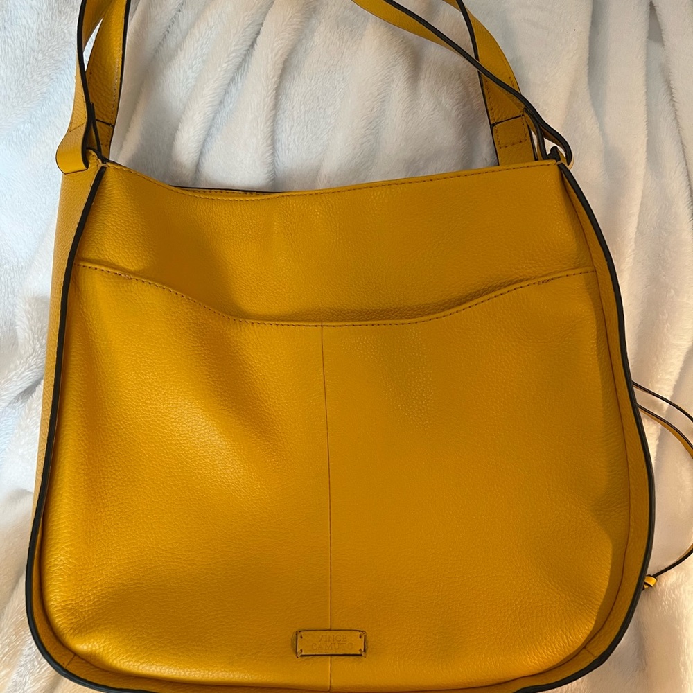 Vince Camuto Hayes Pebbled Leather Hobo Bag